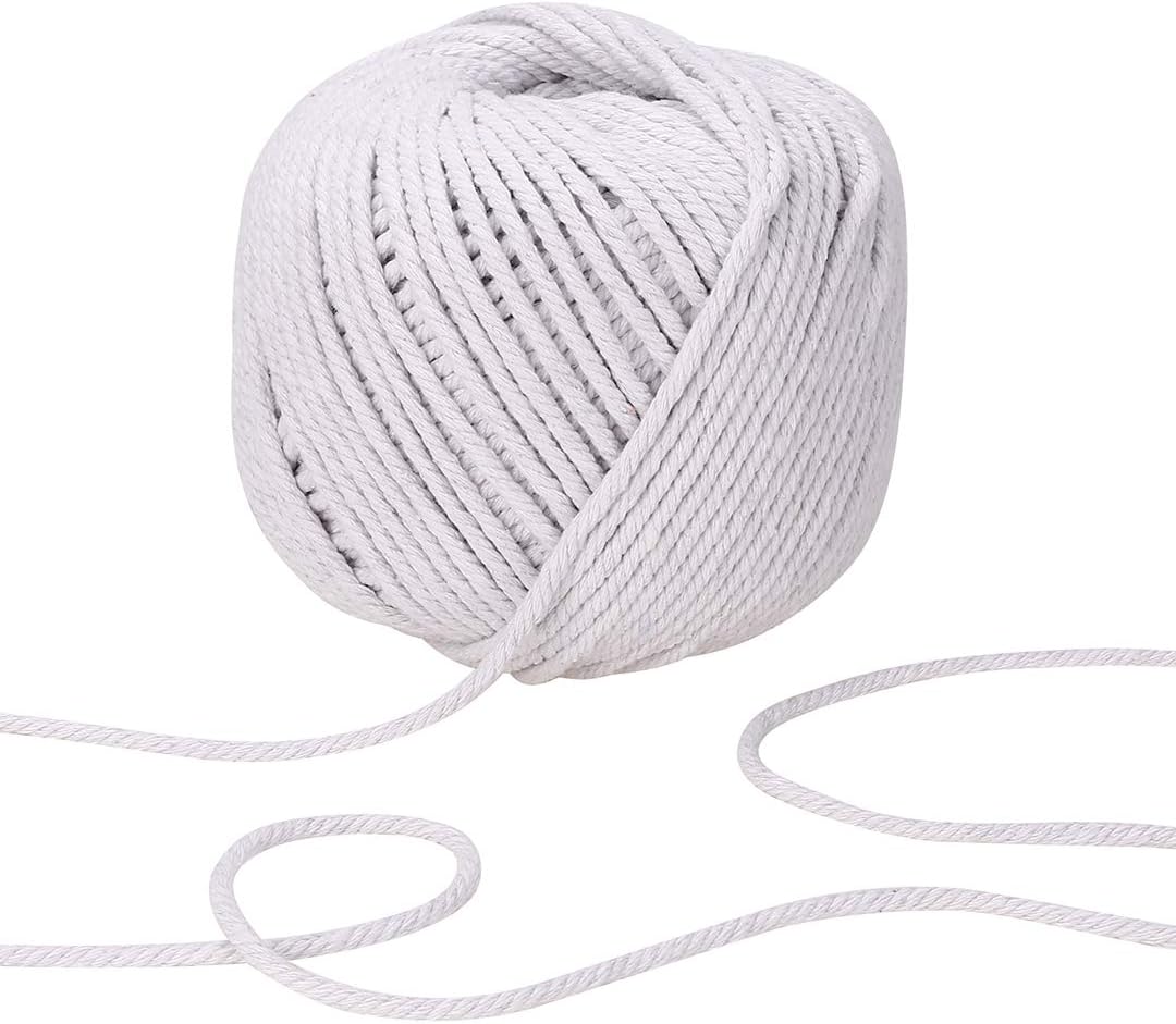 4MM 110M Knitting Cord Rope (White)