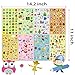 Sinceroduct Stickers Assortment Set Collection for Kids, Total 1800 PCS for Craft Scrap-Booking, Great Present Idea for Children, Including Animals, Hearts, Balls, Birds,and More