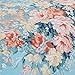 Vaulia Lightweight Microfiber Duvet Cover Set, Vintage Flower Pattern Design - Queen Size