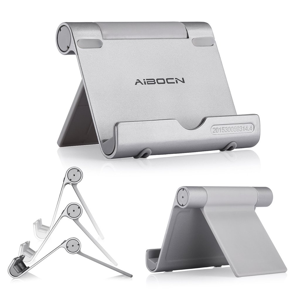 Aibocn Upgraded Multi-Angle Aluminum Stand For Tablets Smartphones And E-Read.. 21 61F1OFZimtL