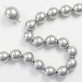 Silver Link Balloons, 60PCS Linking Balloons with Tail for Balloon Wall Arch and Chains, Quick Linkable Balloon for Wedding Birthday Baby Shower Engagement Graduation Party Decorations (6inch)