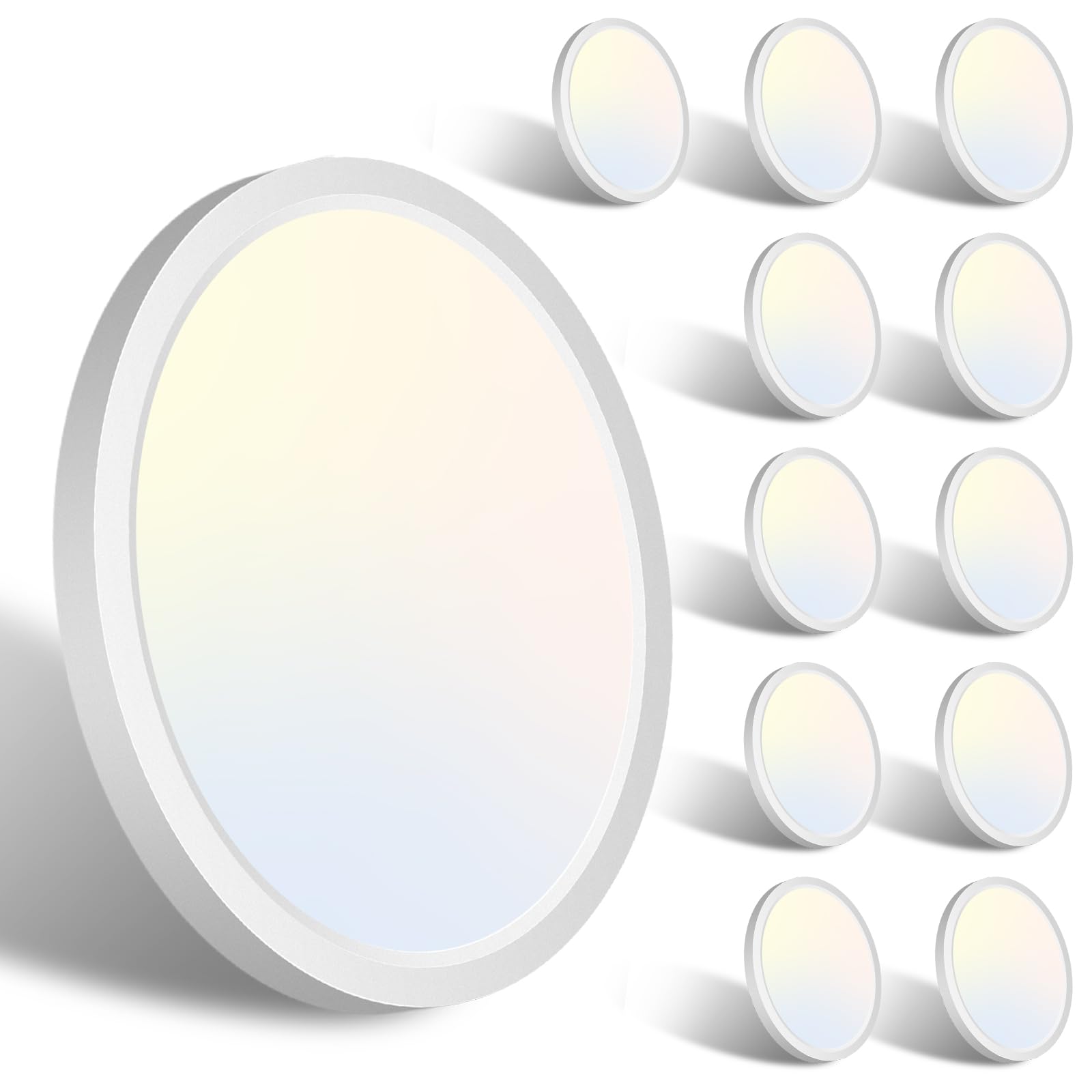 libtit 12Pack 7Inch Led Ceiling Light Flush Mount