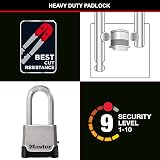 Master Lock Heavy Duty Padlock 9/10 Security Outdoor Keyed or Combination view 3