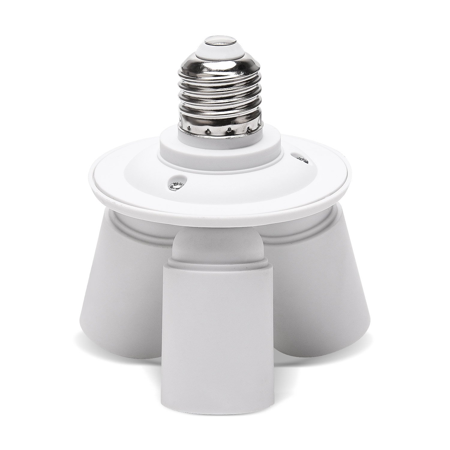 3 in 1 Light Socket Splitter JACKYLED E26 E27 Base Standard Lights