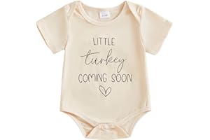 Merqwadd Pregnancy Announcement Baby Bodysuit Reveal Idea&Surprise Gift For Husband, Grandma, Grandpa or Family