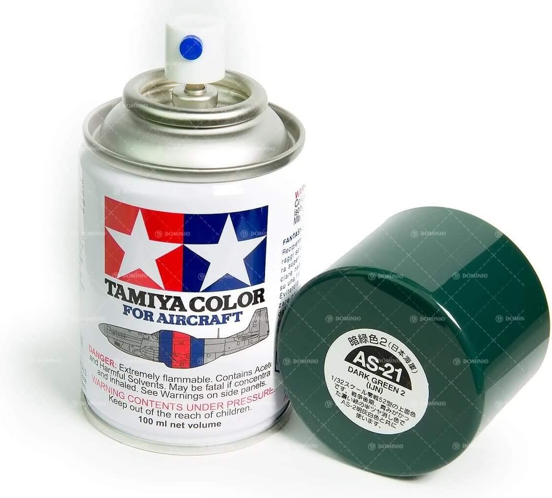 Tamiya 100ml AS21 Dark Green 2 (IJN) Spray Paint Amazon.co.uk Toys