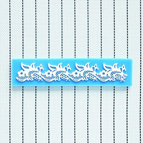 WilsonBaking Love Collection - Lacework Bride Lace Robe Style Silicone Fondant Lace Molds Serie - Fondant and Gum Paste Silicone Mold