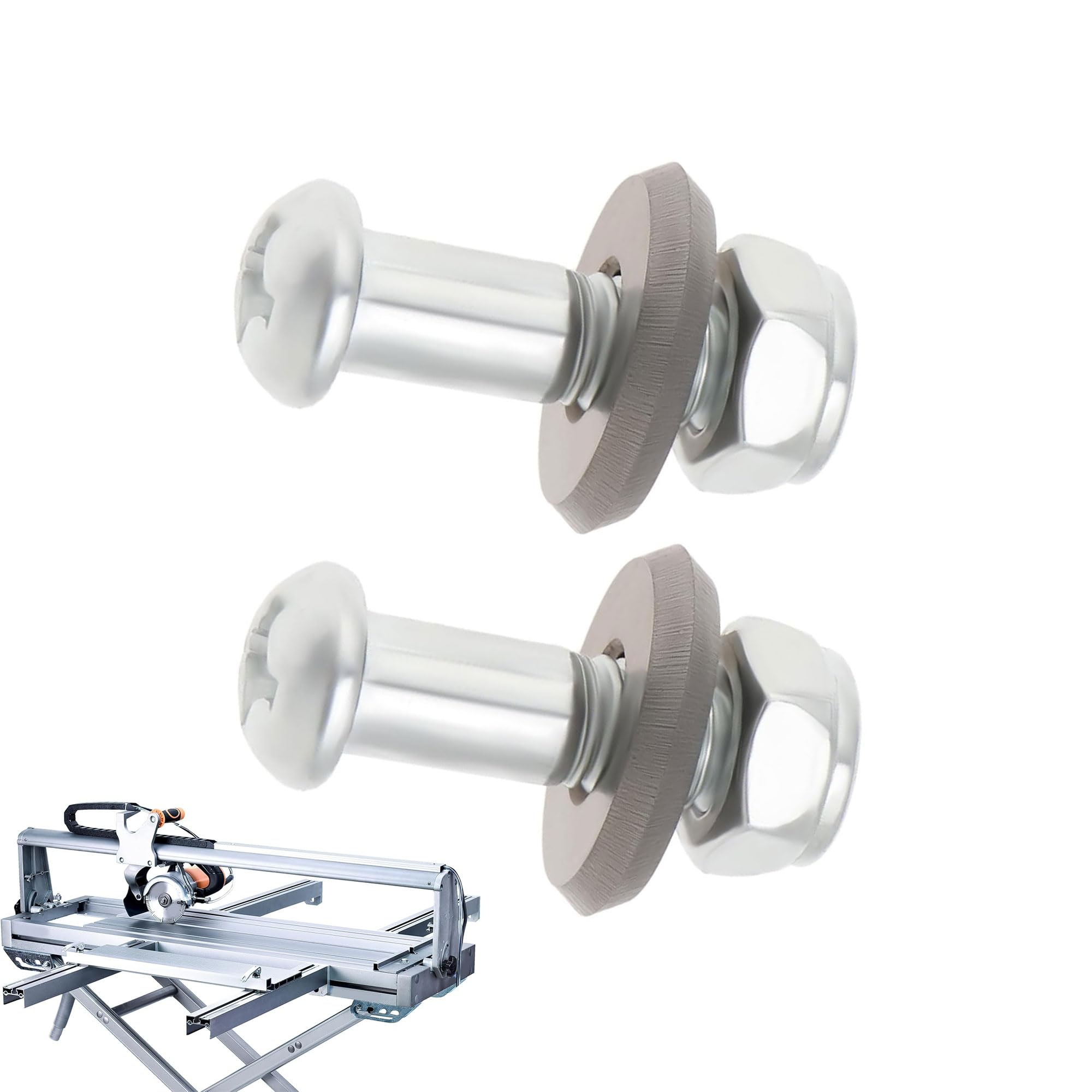 Hayaww 2 x Tile Cutting Wheels for Tiles Suitable for Ceramic Cutting Wheels 16 x 6 x 3 mm with Screws Set Replacement Cutting Wheels Suitable for Tile Cutters and Pliers (A)