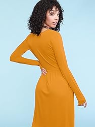Lock and Love LL WDR2305 Women's Comfy Casual Long