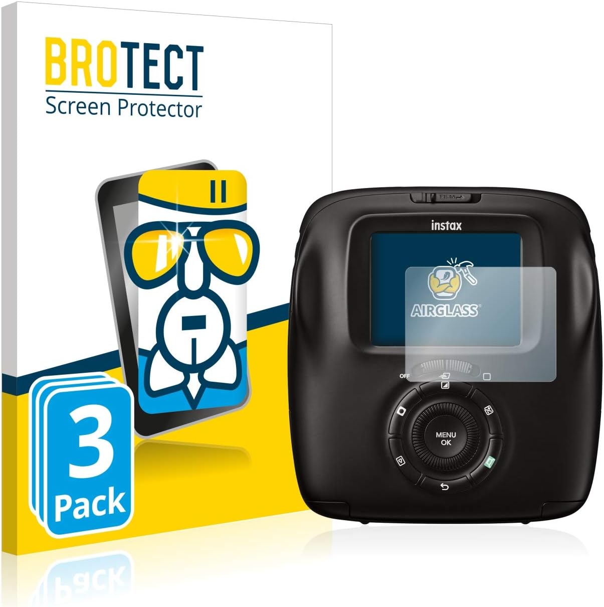 Airglass Brotect Glass Screen Protector Compatible With Fujifilm Instax Square Sq 9h Glass Protector Electronics Photo Screen Protector Foils Cate Org