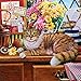 MasterPieces Cat-O-Logy Matilda Jigsaw Puzzle, Art by Geoffrey Tristram, 1000-Piece