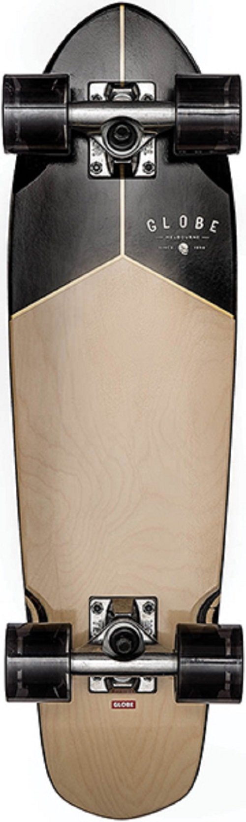GLOBE Skateboards Blazer Cruiser Complete Skateboard, Rosewood/Black