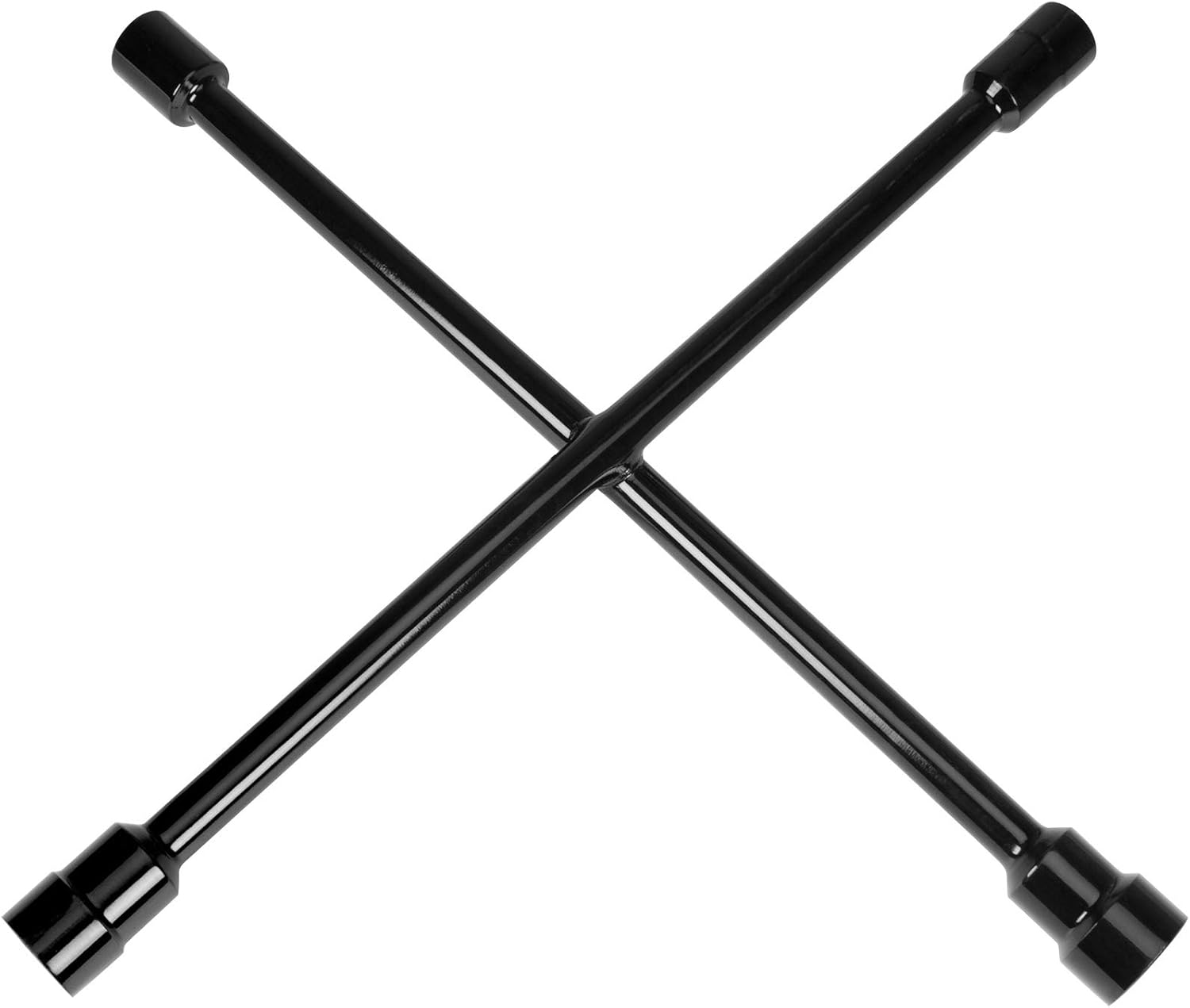Performance Tool W1 Black 20" SAE/Metric 4-Way Cross Lug Wrench: Automotive