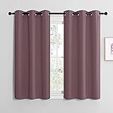 NICETOWN Dry Rose Room Darkening Curtains for