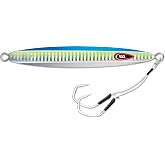 Williamson Slide Dancer Jig, Sliding Action Vertical Jigging Lure for Saltwater Fishing, Tuna, Amberjack &amp; Snapper, 3-1/2 oz. | 100 g, Blue Lagoon