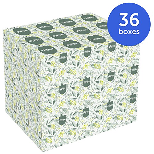 Kleenex Professional Naturals Boutique Facial Tissue Cube for Business