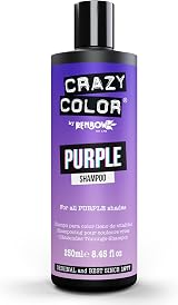 Crazy Color Shampoo for Coloured Hair Purple 250 ml Vegan Sulphate Free