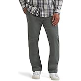 Wrangler Authentics Mens Men's Straight Fit Flat Front Chino