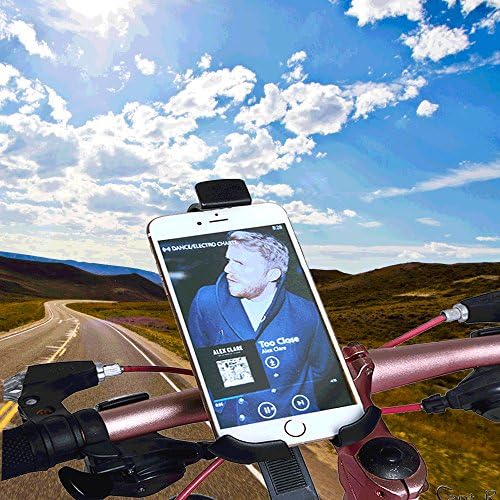 Bike Mount, Mountain &amp; Road Bicycle Motorcycle Handlebar Cell Phone Holder for iPhone, Samsung Galaxy, Google Pixel Nexus and Any 4''-6'' Devices