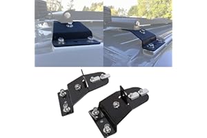 ECOTRIC Tower Brackets Compatible with 15 17 Series Rounded Profiles Crossbars for Sprinter Pair