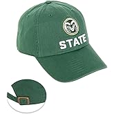 Desert Cactus Colorado State University Baseball Hat Rams CSU Brimmed Embroidered Hats Cap Adjustable Cloth Strap Adult (Style B) Green