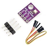 BME280 Sensor Module with Jumper Wires, 3-in-1 Temperature Humidity Barometric Pressure Environmental Sensor, I2C SPI Compatible with Arduino, Raspberry Pi, ESP32, ESP8266 (5 V, 1-Pack)