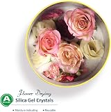 wisedry Silica Gel for Drying Flowers 8 LBS Fine Crystals <1mm Color Indicating view 3