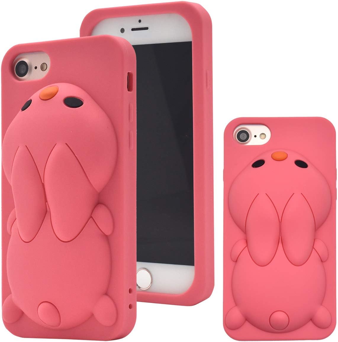 Plata Iphone6 Iphone6s Iphone7 Iphone8 Iphonese 第2世代 共用 シリコン ケース 関西大学 池内ゼミ オリジナルデザイン 可愛い のびのび うさぎ スマホカバー 持ちやすい立体設計 柔らかい素材で着脱も簡単 お子様にも 衝撃にも安心 Amazon