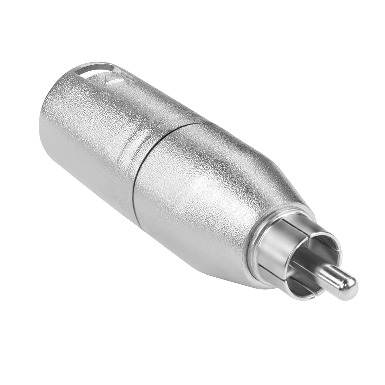 QIANRENON XLR to RCA Audio Converter Adapter 3Pin XLR male to RCA male Microphone Unbalanced Connector XLR to RCA Conversion Plug, for audio System Mixing Console Microphone