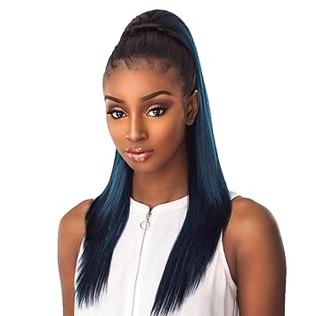 Amazon Com Sensationnel Synthetic Hair Drawstring Ponytail Sleek
