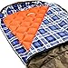 BigFoot Outdoor LumberJack Water Resistant Sleeping Bag - Free Stuff Sack (Blue Flannel, 300g/m2 insulation)