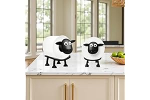 Sheep Toilet Roll Holder - Funny Toilet Paper Holder Free Standing Bathroom Set,Table Counter Decor - 3D Printed Black Sheep 