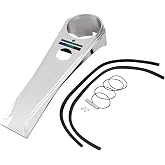 XMMT Chrome Long Rider Style Dash Panel For Harley Softail FXST 1984-1995 Dyna FXDWG1991-1995