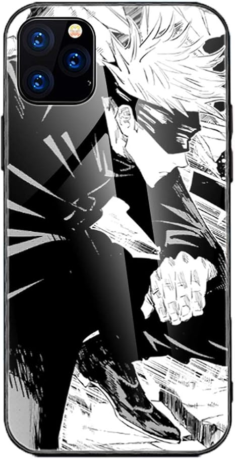 Amazon 呪術廻戦 五条悟 ごじょうさとる 携帯電話カバー スマホカバー Iphone保護ケース 強化 ガラス ハードケース フォンケース アニメ漫画 薄型 耐衝撃 多機種 16 Iphone7plus アニメ 萌えグッズ 通販