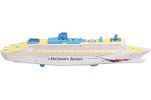 PolyGen Kids Ship Model with Bump and Go Action, This LED Light Sound Ship Features Colorful Illumination and Audio, a Collec
