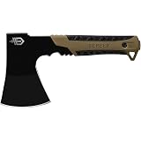 Gerber Gear Pack Hatchet - 3.5" Steel Blade Axe with Full Tang - Survival, Bushcraft and Camping Gear - with Mountable Nylon Sheath - Brown