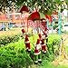 Xmas Ornament, Misaky Christmas Tree Hanging Santa Claus Snowman In Parachute Decoration (4 PACK)