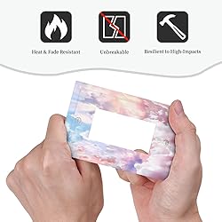 Colorful Abstract Clouds 1 Gang Light Switch Cover