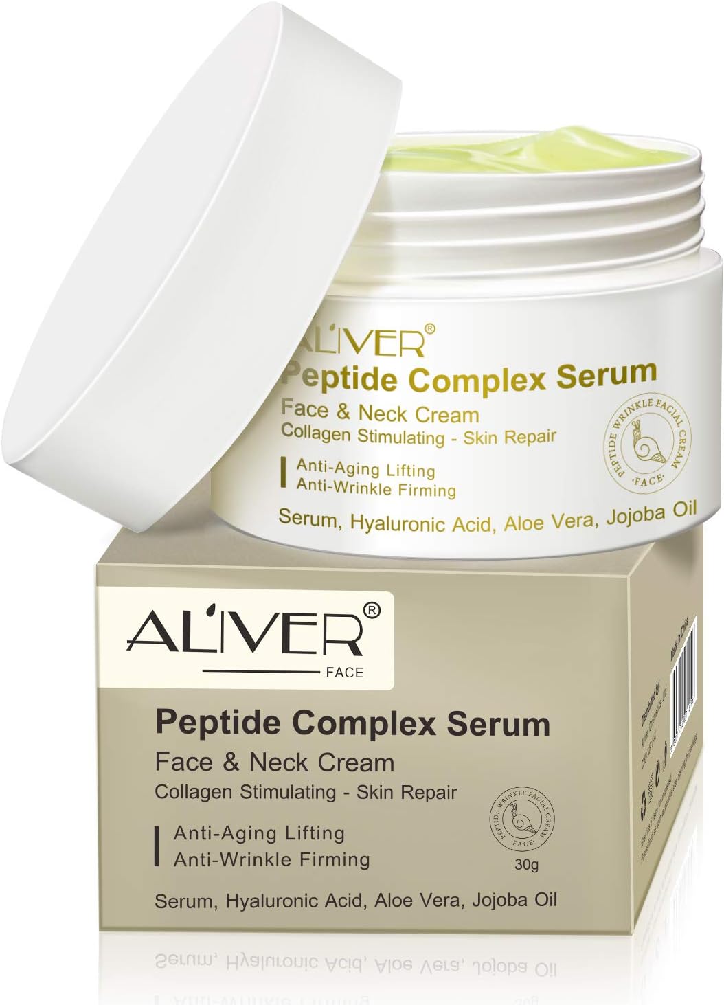 Resilience Lift Firming and Sculpting Face and Neck Cream, Moisturizer Cream, Day and Night Recovery Anti Wrinkle Cream for Normal/Combination Skin, Non-greasy Facial & Neck Cream (2 Pcs)