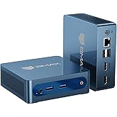Bmax Mini PC Mini Desktop Computer Intel Celeron J3355 (Up to 2.5GHz) Win 11, 6GB RAM 128GB eMMC Support M.2 SSD Expansion (512GB/2TB), 4K Dual Display WiFi5&amp; BT5.0 for Home/Office,Daily Use,B1 Plus