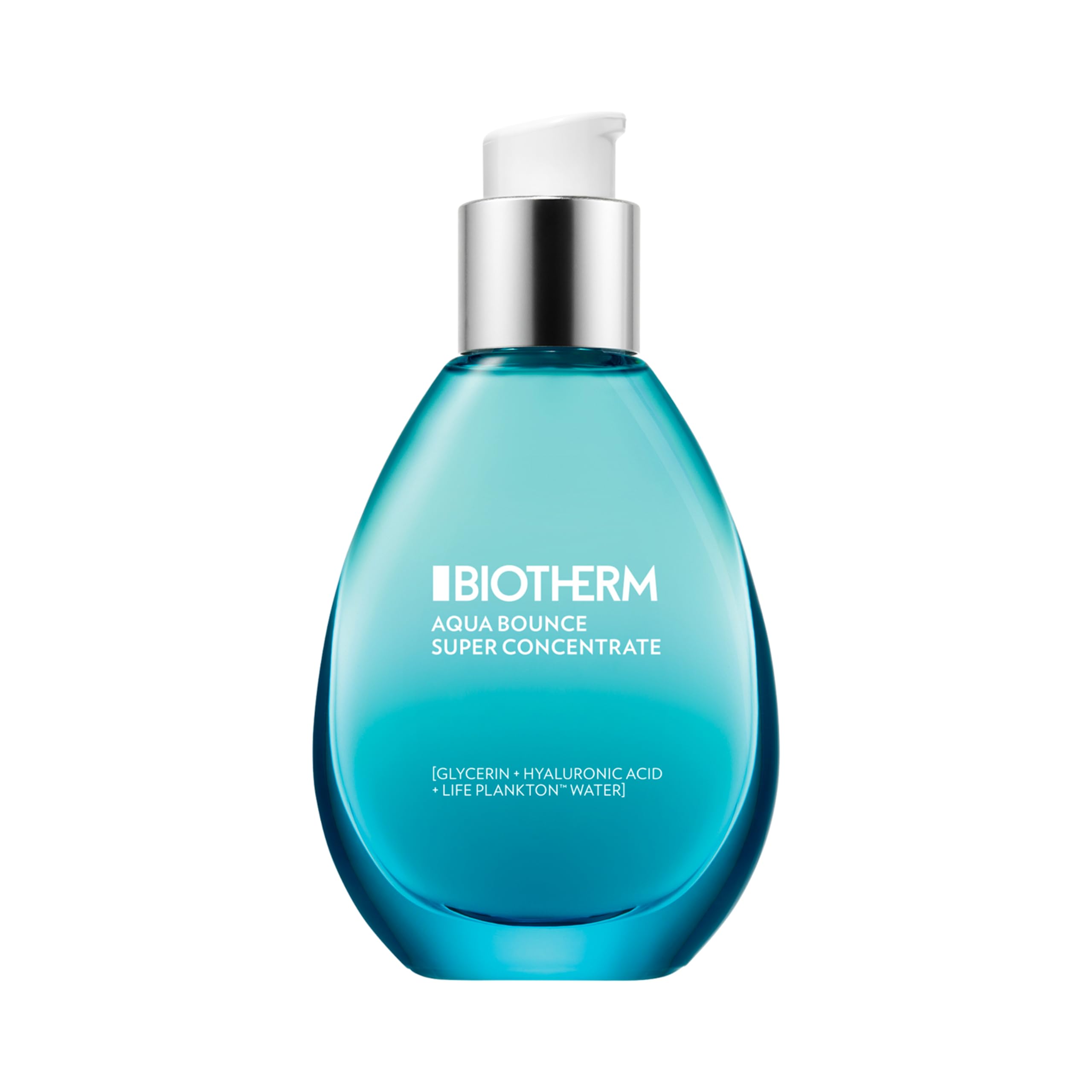 Biotherm Aquasource Aqua Bounce Super Concentrate, a Hyaluronic Acid Moisturizer, Super-Hydrating Face Serum with Hyaluronic Acid, for Dry, Dehydrated Skin, Softens and Plumps, 1.7 Fl. Oz Image