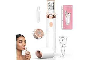 GENERIC PluxiEpil Pro 3.0 Women's Painless Hair Remover, 2-in-1 Cordless Epilator & Shaver for Face and Body (Arms, Legs, Underarms, Bikini), Rechargeable, Washable, 2025 Upgrade (White)
