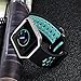 Lwsengme Fitbit Blaze Replacement Band,Silicone Watch Strap Adjustbable Wrist Band for Fitbit Blaze not Include Frame (Black/Teal)