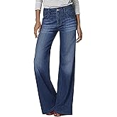 BMSTAY Women's High Waisted Wide Leg Jeans Loose Fit Straight Leg Denim Pants 2025 Trendy