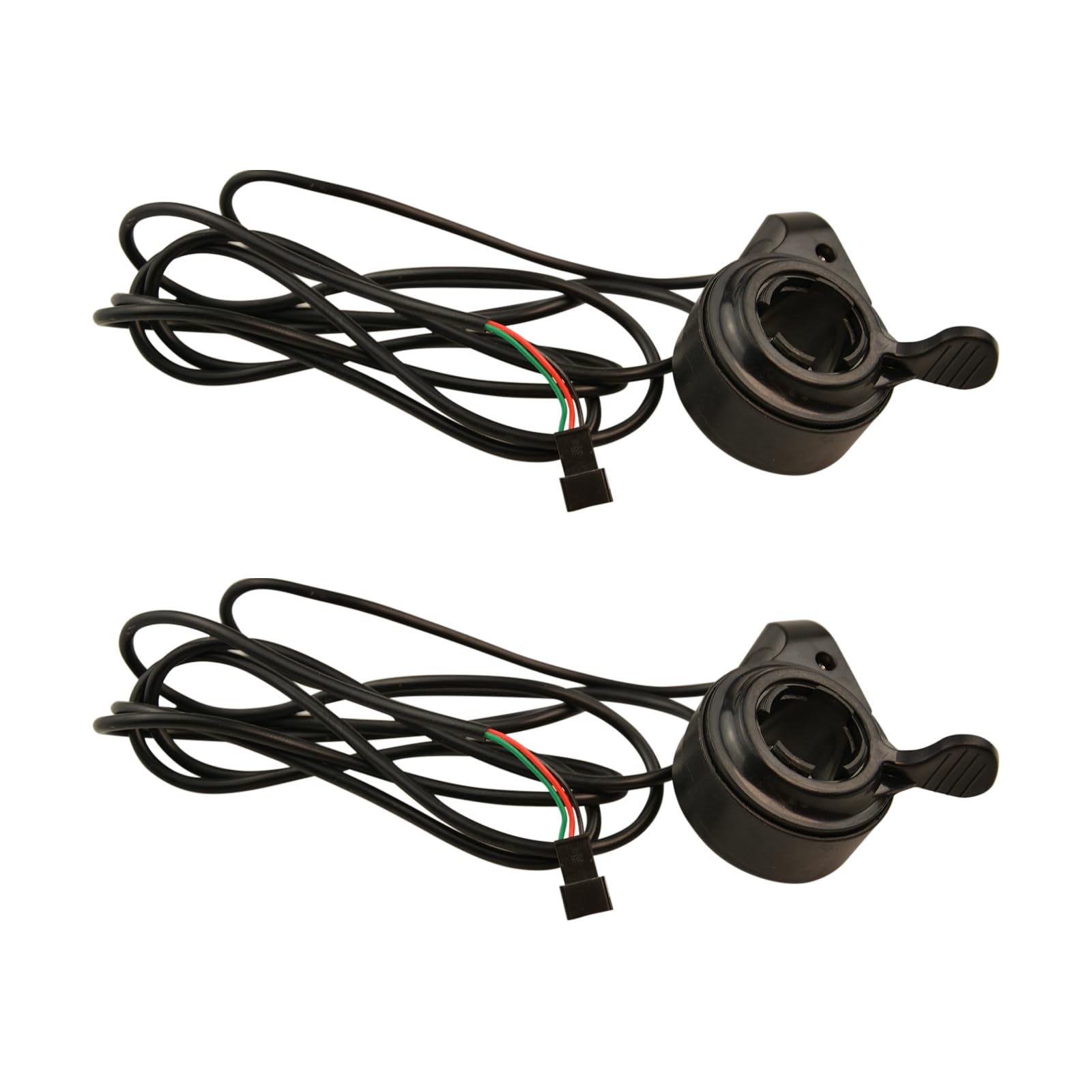 Photo 1 of 2Pcs Thumb Throttle Speed Control, 22mm 7/8inch Universal E-Bike Thumb Throttle, 3 Wires Finger Throttle Accelerator for 12V-72V Electric Scooter