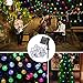 ARICHOMY Mothers' Day Decorative Lights, 21Ft 30 Globe Starry Bulbs Colorful String Lights, Solar Led Fairy Lights for Party Wedding Patio Indoor Outdoor and More