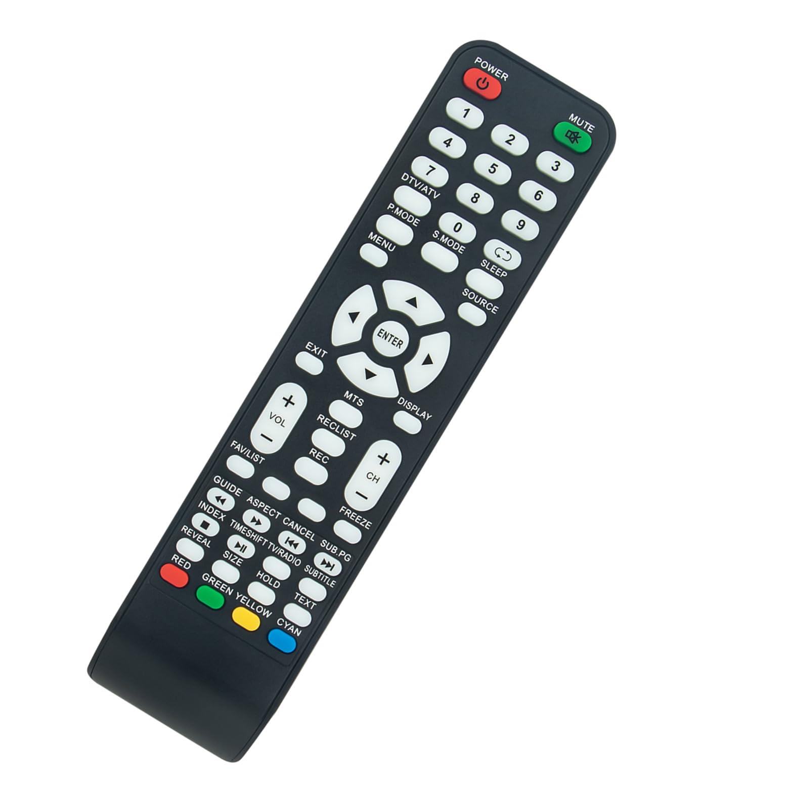 VINABTY New Replace Infrared Remote Control Fit for Kogan TV KALED19DVDVC KALED19DVDVB GR32E3200 19" DVD COMBO