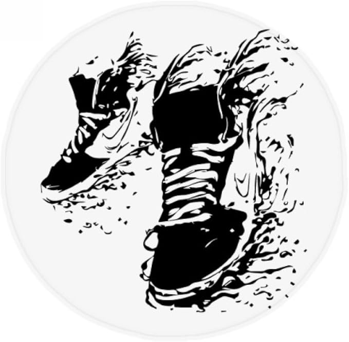 DIYthinker Zapatos del Modelo ilustración Antideslizante Piso Estera