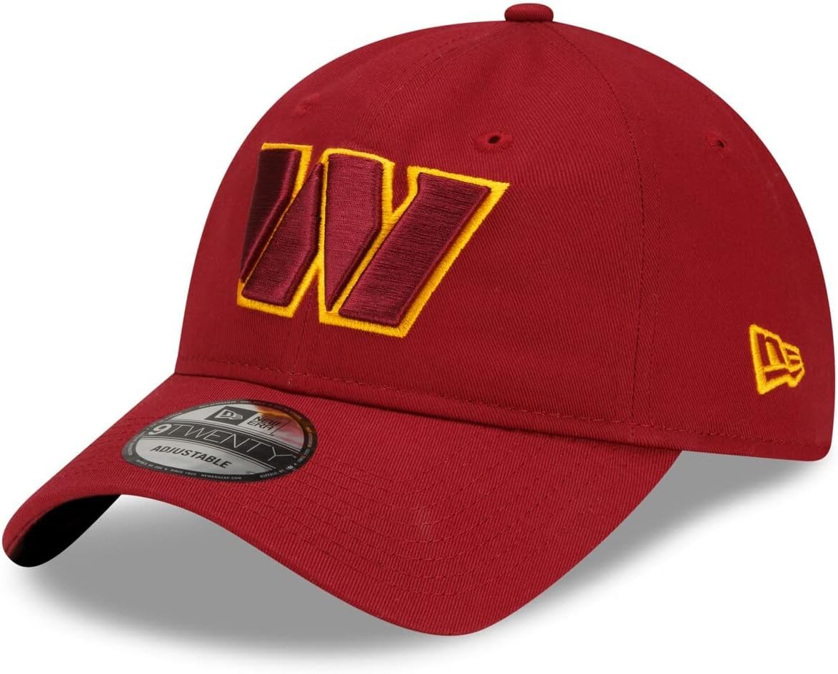 New Era NFL Core Classic 9TWENTY Adjustable Hat Cap One Size Fits All (Washington Commanders) Image
