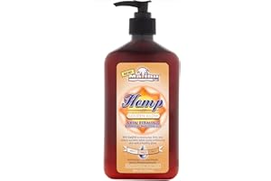 Malibu Tan Hemp Golden Glow Skin Firming Lotion, Medium Deep, 18 fl oz (530 ml) - 1-PACK
